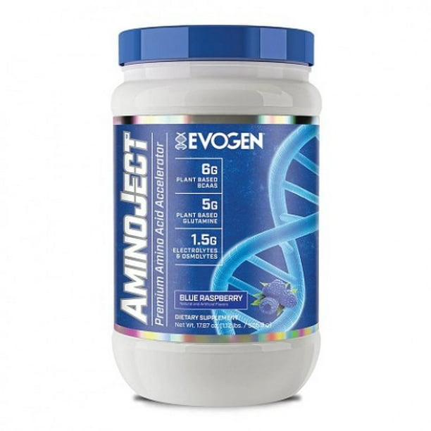 Evogen Nutrition – Aminoject 30 Porciones Blue Raspberry
