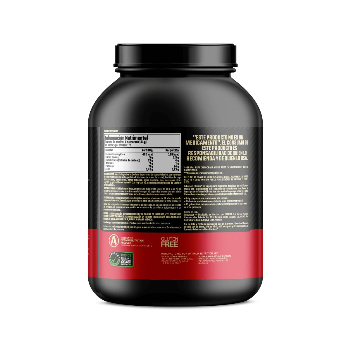 ON 100% WHEY GOLD STD 5 LBS STRAWBERRY *OFERTA*