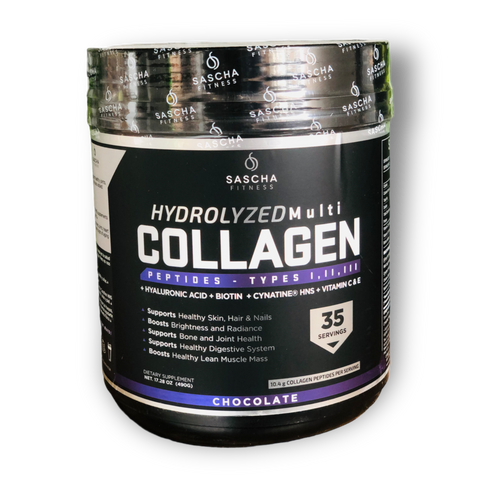Sascha Fitness Hydrolyzed Multi Collagen 35 Servicios Chocolate Nuevo