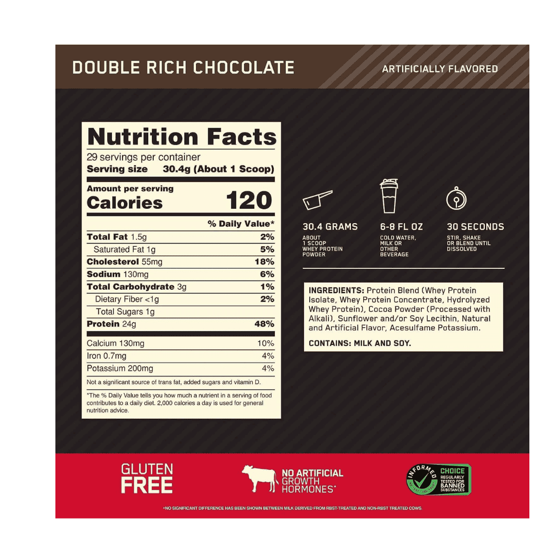 ON 100% WHEY GOLD STD 2 LBS CHOCOLATE