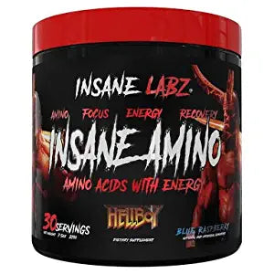 Insane Labz – Ins Hellboy Amino (30 Porciones) Blue Raspberry – Aminoácidos
