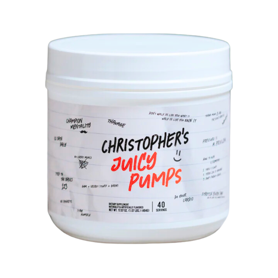 Raw – Pump 40 Porciones Christopher Juicy Pumps – Pre-Entreno – Energía