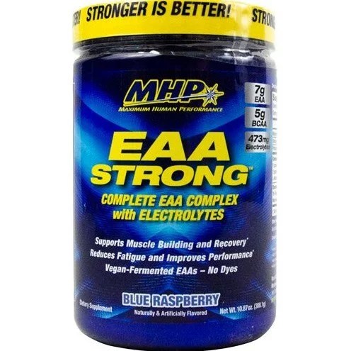 Mhp – EAA Strong 30 Porciones Blue Raspberry – Suplementos – Sabor Frut