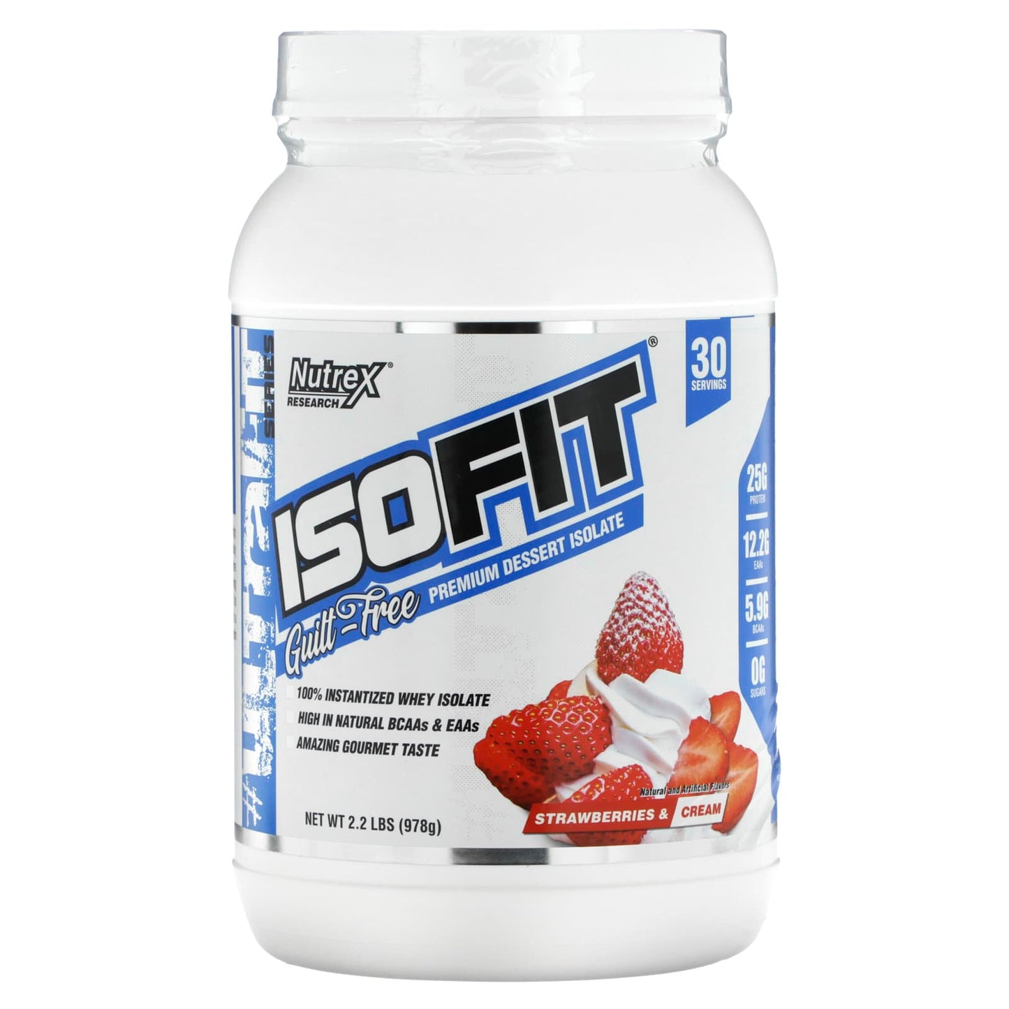 Nutrex – Nt Isofit 5 lb Strawberry And Cream – Proteínas – Rendimient