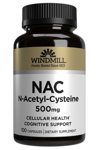 WINDMILL HEALTH PRODUCTS Windmill Health Products Whp Nac N-acetyl-cysteine 500mg 100 Cápsulas