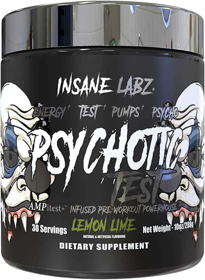 Insane Labz – Ins Psychotic Test 30 Porciones Lemon Lime – Suplementos – Sa