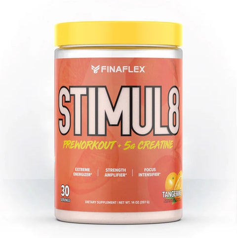 FINAFLEX Finaflex Fina Stimul8 + 5gr Creatina 30 Servicios Tangerine