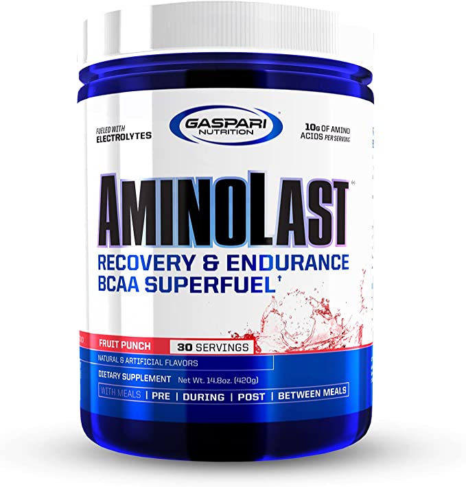 Gaspari Nutrition – Aminolast 30 Porciones Fruit Punch