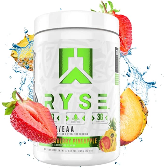 Ryse – BCAA + EAA 30 Porciones Strawberry Pineapple – Aminoácidos – Re