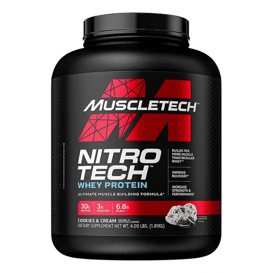 Muscletech – Mt Nitro Tech Whey Protein 4 lb Cookies & Cream *Oferta*