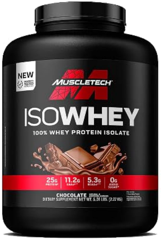 Muscletech – Mt ISO Whey 5 lb Chocolate *Oferta* – Proteínas – Alta P
