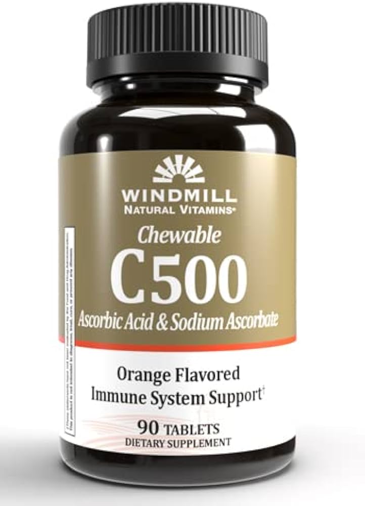 Windmill Health Products – C-500 mg Masticable 90 Ct