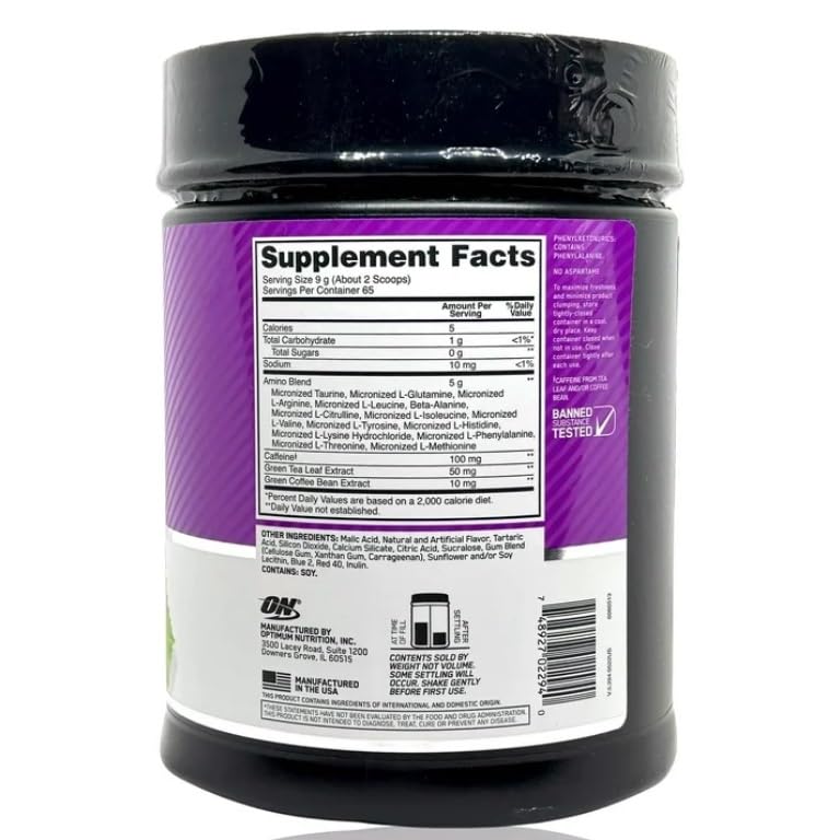 ON AMINO ENERGY 65 SERV GRAPE *OFERTA*