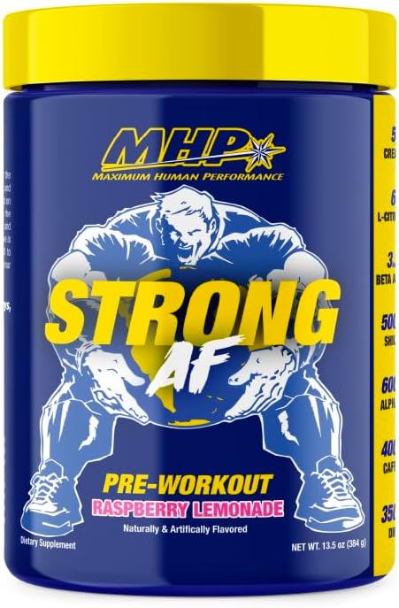 MHP Mhp Strong Af Pre Workout 40 Servicios Raspberry Lemonade