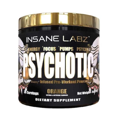 Insane Labz – Ins Psychotic Gold (35 Porciones) Orange – Suplementos – Sabo