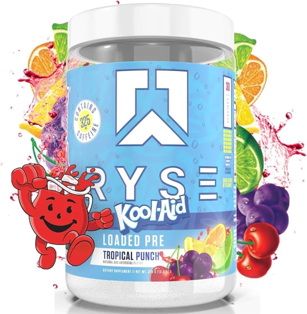 Ryse – Loaded Pre 30 Porciones Kool Aid Tropical Punch – Pre-Entreno