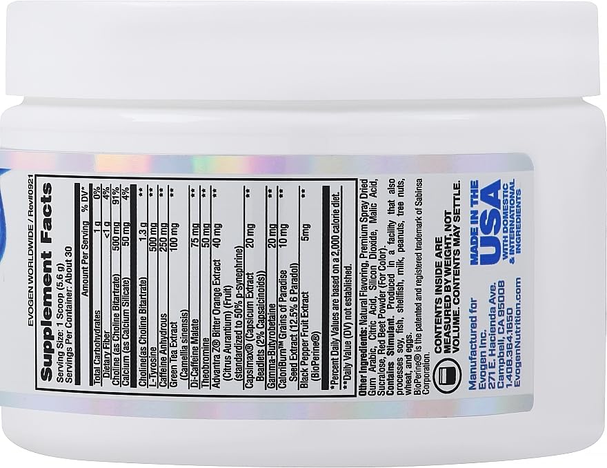 Evogen Nutrition Lipocide Ir (30 Serv) Sour Watermelon
