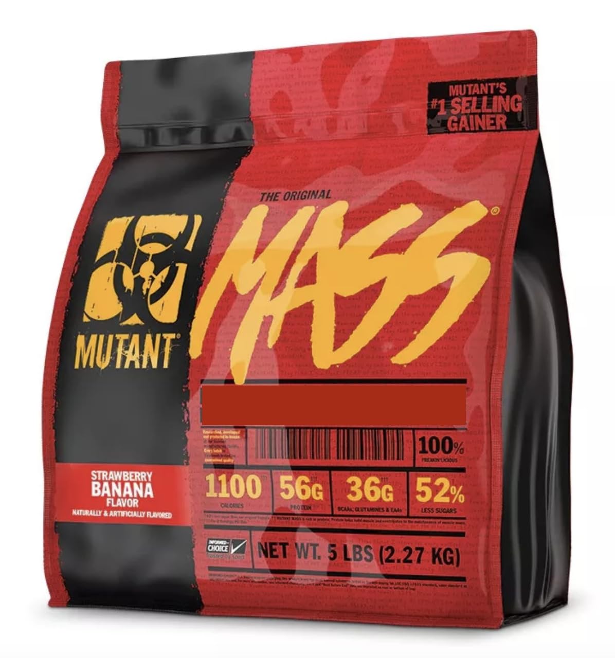 Mutant – Mut Mutant Mass 5 lb Strawberry Banana *Oferta* – Mass Gaine