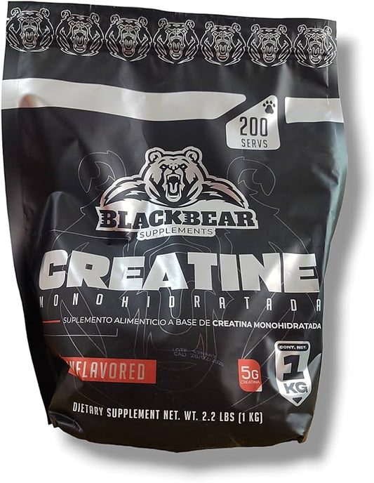 Blackbear – Creatina Monohidratada Costal 1 kg Sin Sabor