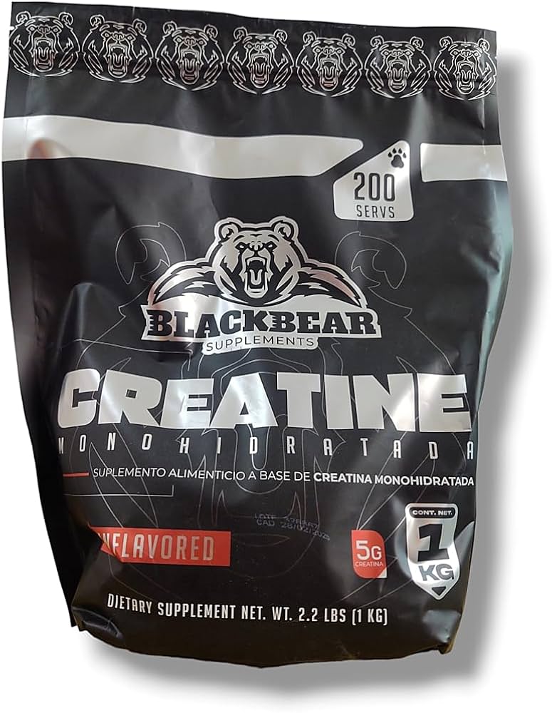 Blackbear – Creatina Monohidratada Costal 1 kg Sin Sabor – R