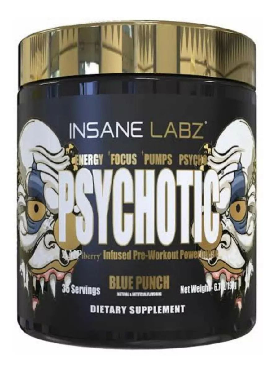 Insane Labz – Ins Psychotic Gold (35 Porciones) Blue Punch – Suplementos
