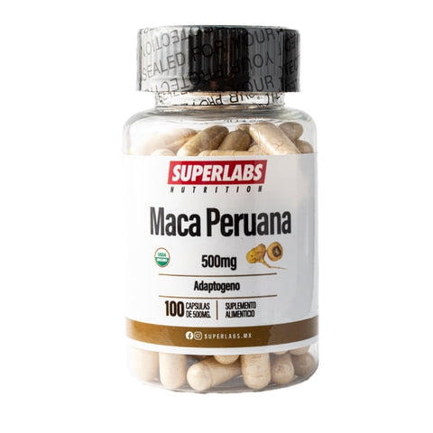 Superlabs Maca Peruana 500mg 100 Capsulas