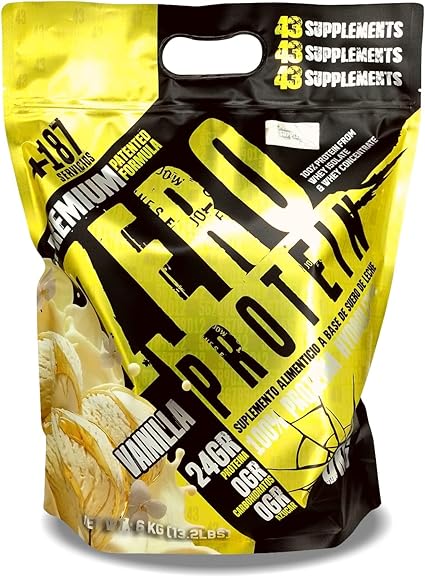 43 Suplements Zero Protein Bag 13.2 Lbs Vainilla