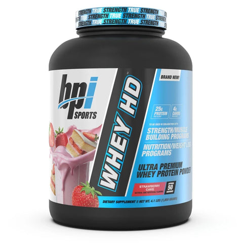 Bpi Whey-hd 4.1 Lbs Strawberry Cake