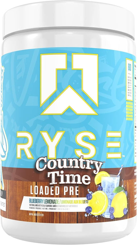 RYSE Ryse Loaded Pre 30 Servicios Country Time Blueberry Lemonade