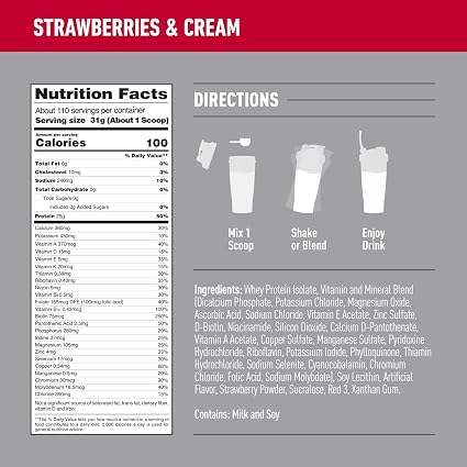 Natures Best Isopure Zero Carb Bag 7.5 Lb Strawberry
