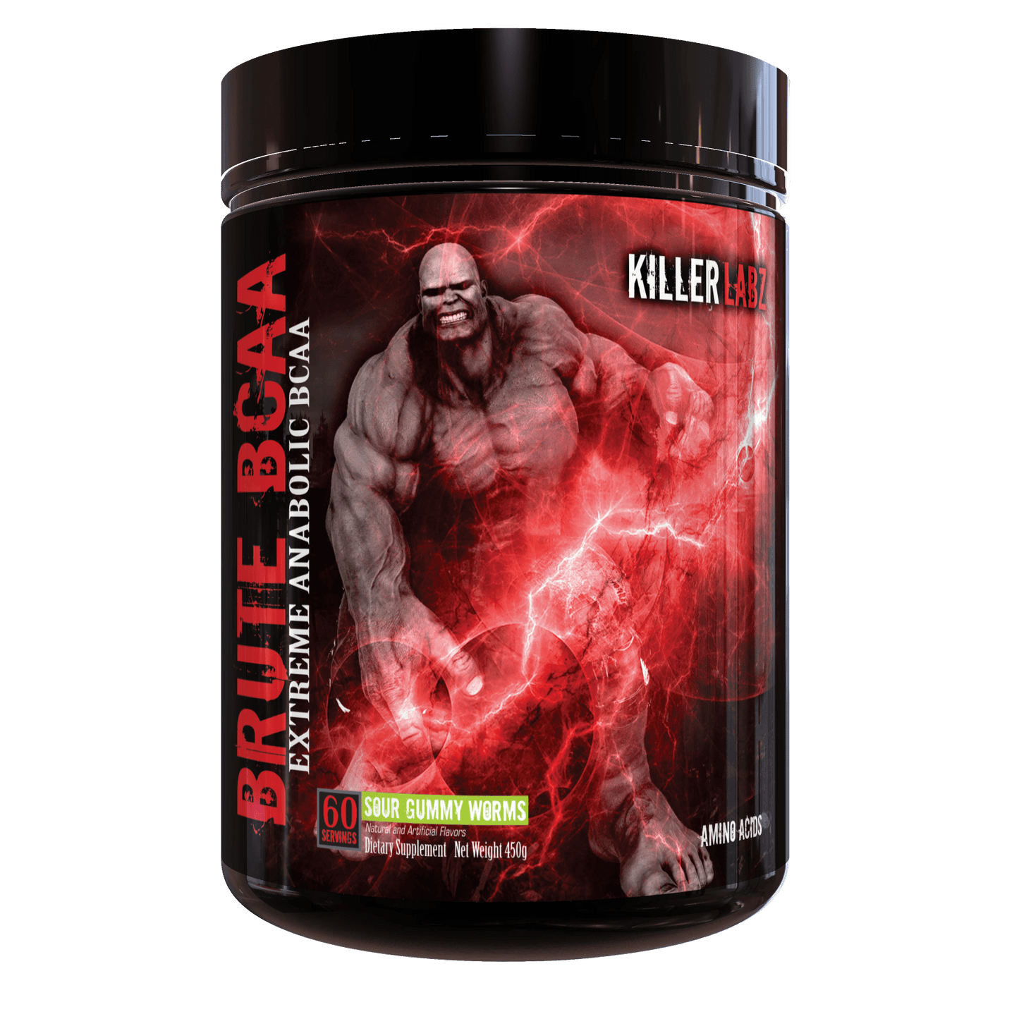 Killer Labs – Brute BCAA 60 Porciones Sour Gummy Worm