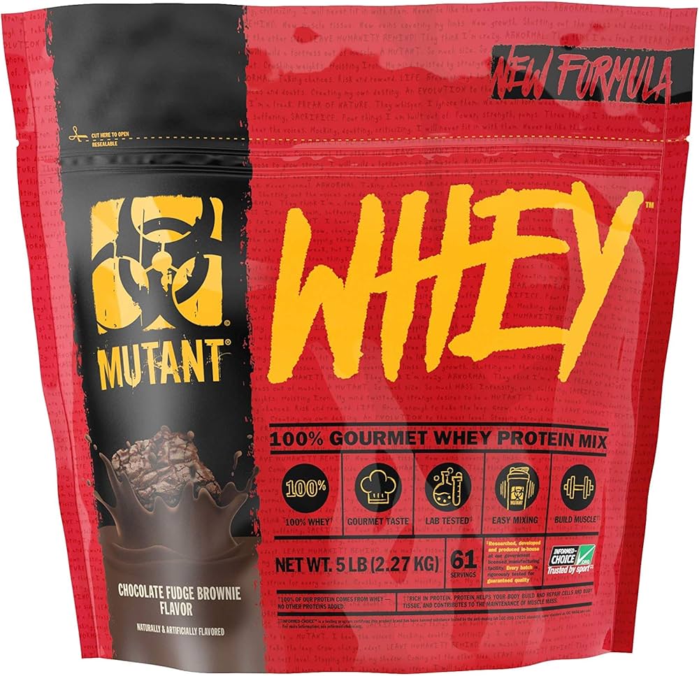 MUT MUTANT WHEY 5 LBS CHOCOLATE FUDGE BROWNIE *OFERTA*