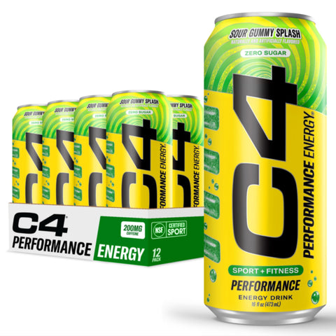 CELLUCOR Cellucor Cel C4 Energy Crb 16oz 12pk Sour Gummy Splash