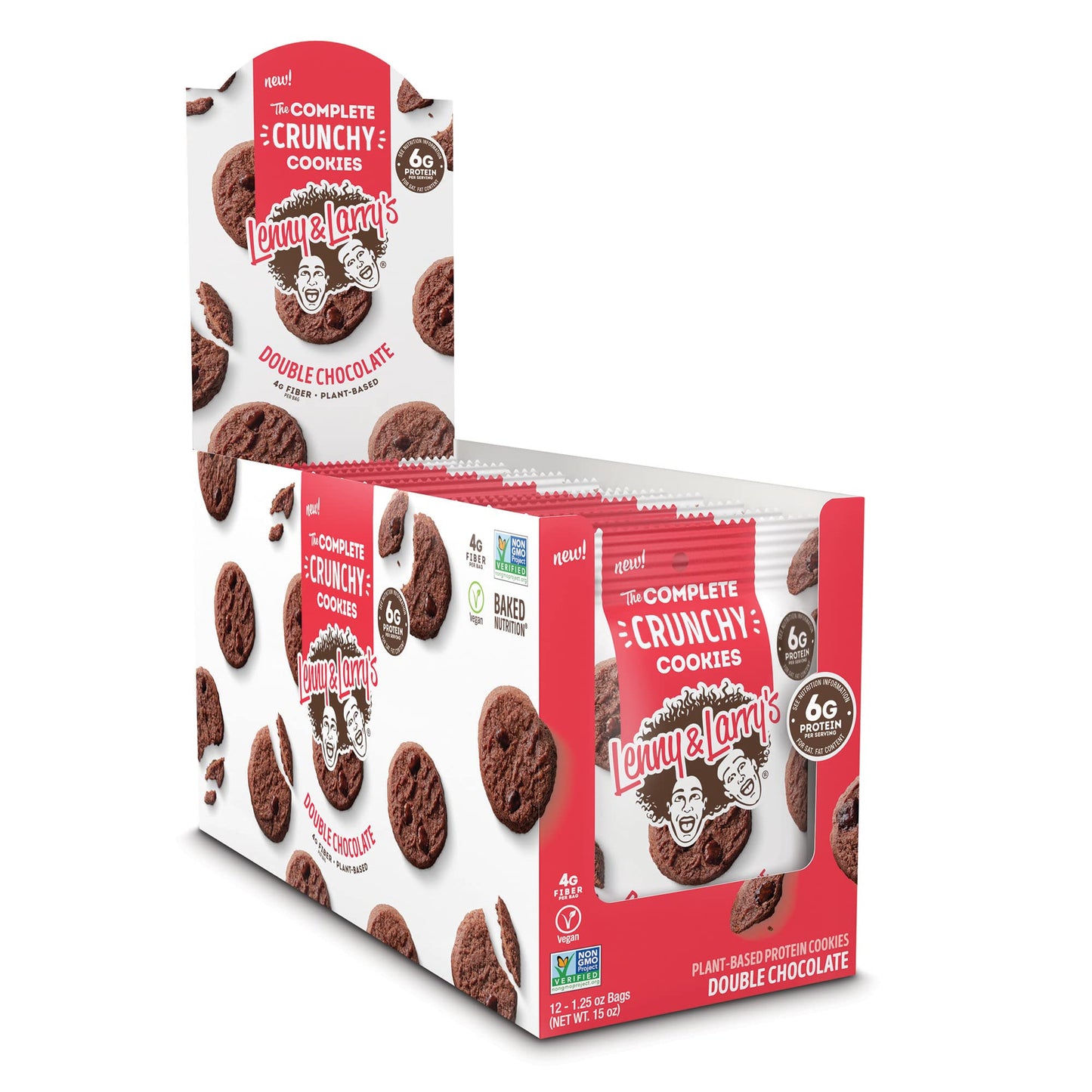 Lenny & Larrys – l&l Complete Crounchy 12 Bag X 35G Double Chocolate *