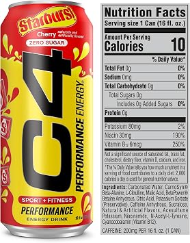 Cellucor C4 Energy Crb 16Oz 12Pk Cherry Starburst