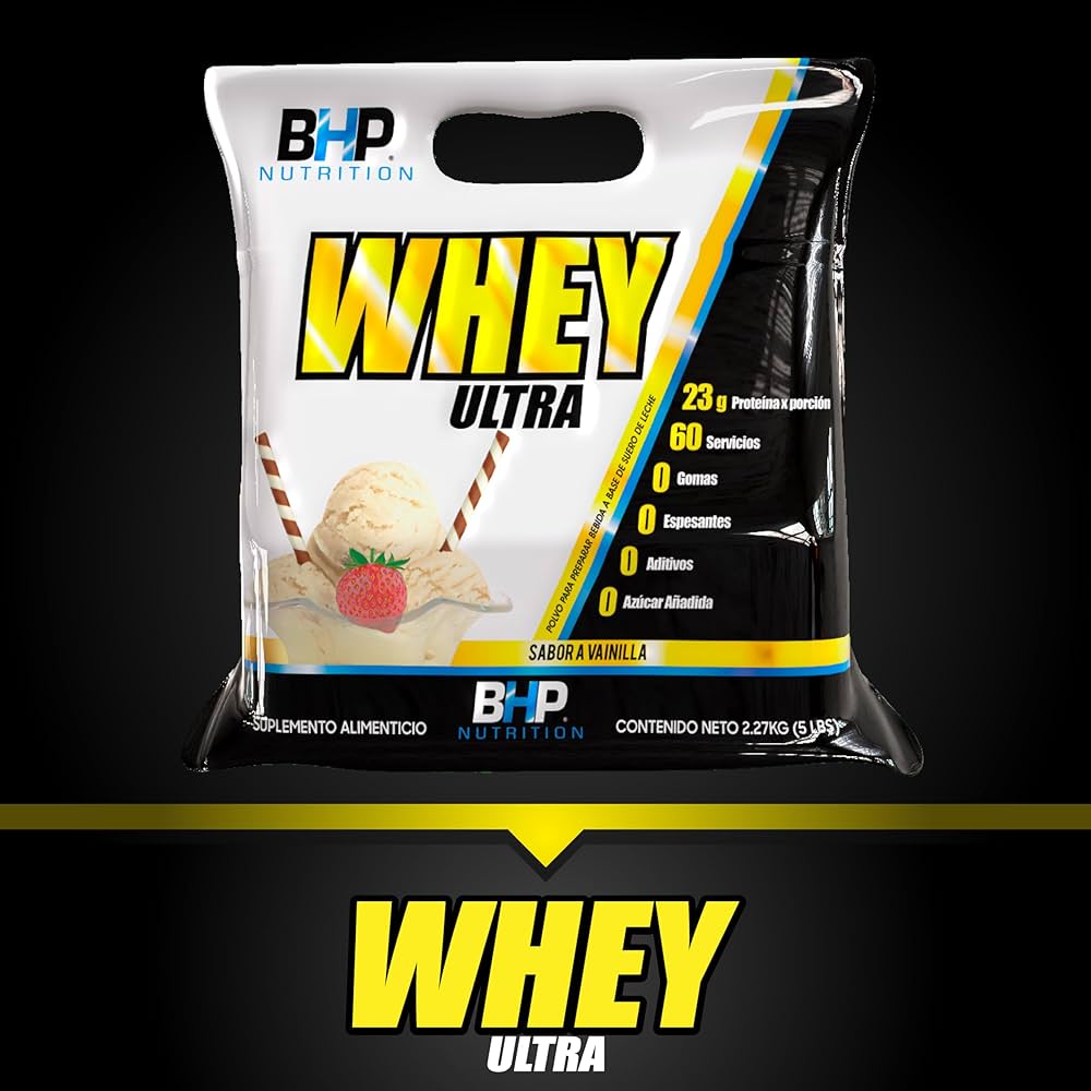 Bhp – Whey Ultra Bag 5 lb Vainilla – Proteínas – Alta Proteína – S