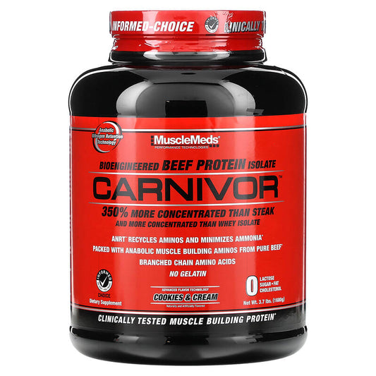 Musclemeds – Mmd Carnivor 3.7 lb Cookies & Cream *Oferta* – Creatina