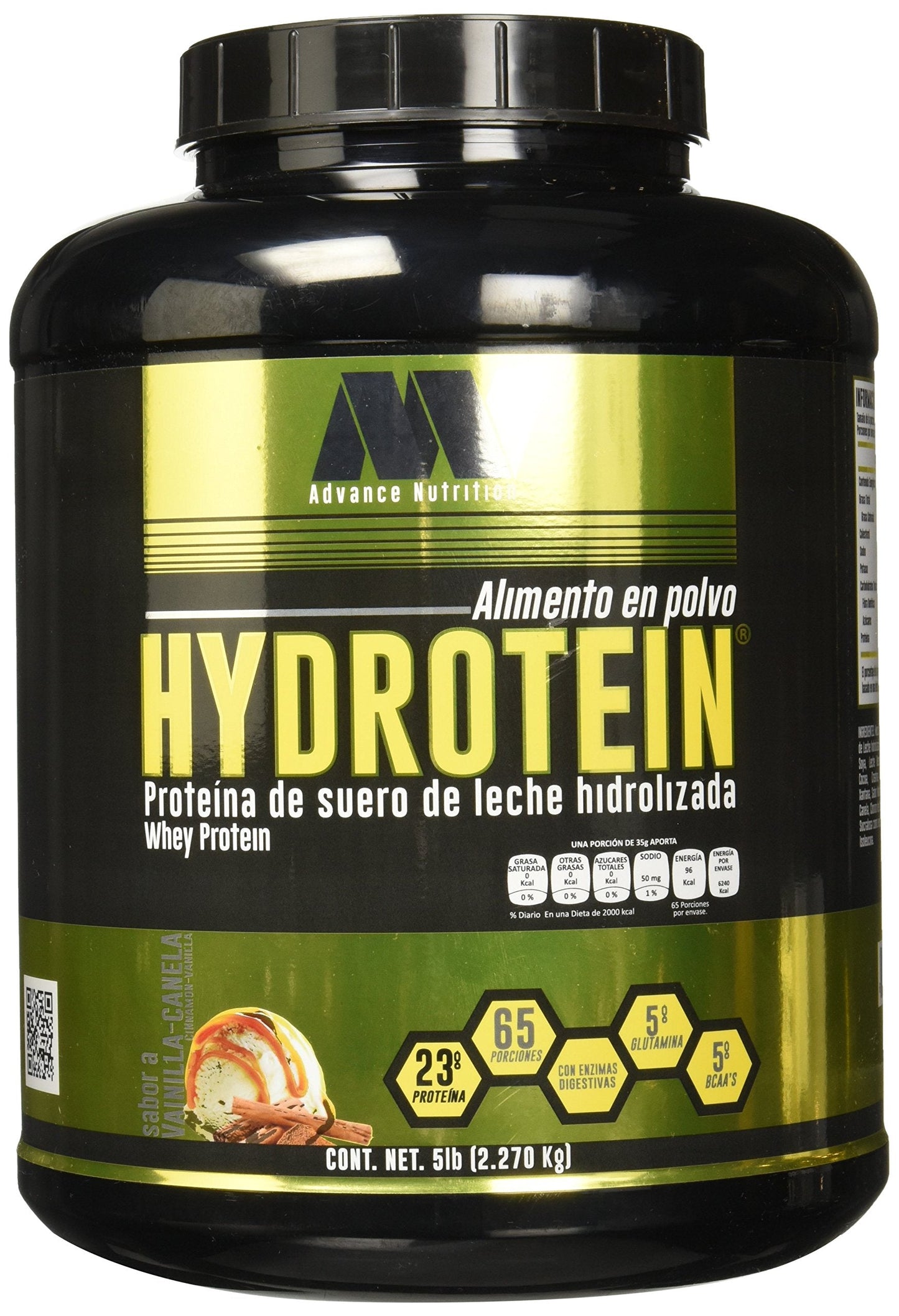 Advance Nutrition – Adv Hydrotein 5 lb Vainilla Canela – Proteína Hid