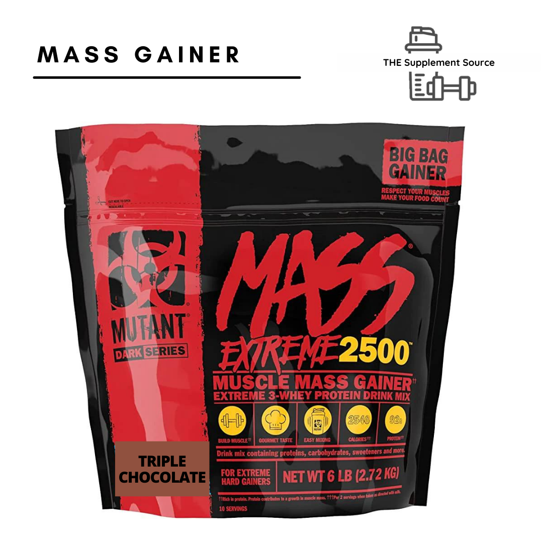 Mutant – Mut Mass Xxxtreme 2500 6 lb Triple Chocolate *Oferta* – Mass