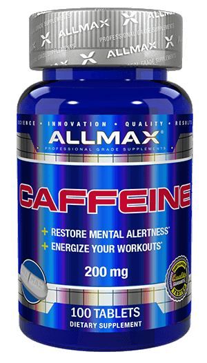 Allmax – Almx Caffeine 200 mg 100 Ct *Oferta* – Suplementos – Sabor Al