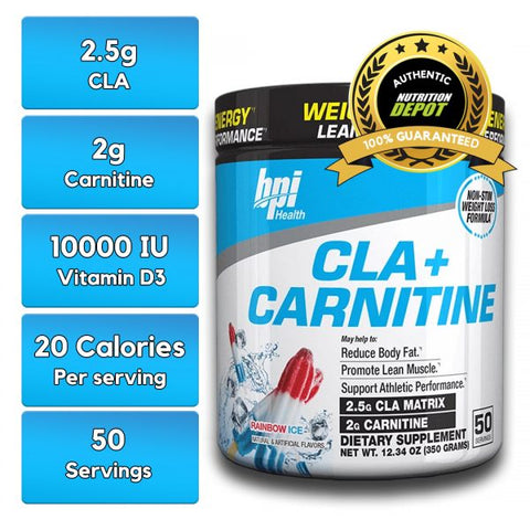 Bpi Cla+carnitine 50 Servicios Rainbow Ice