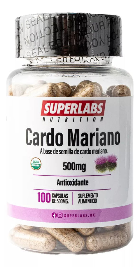 Superlabs Cardo Mariano 500mg 100 Capsulas