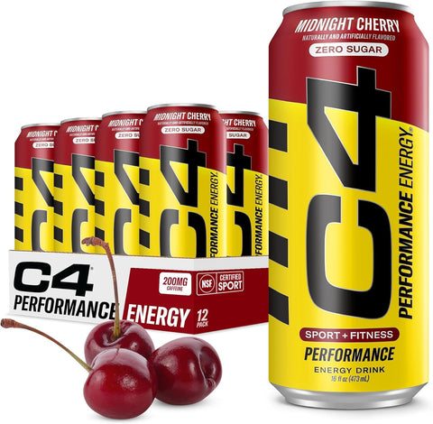 CELLUCOR Cellucor Cel C4 Energy Crb 16oz 12pk Midnight Cherry