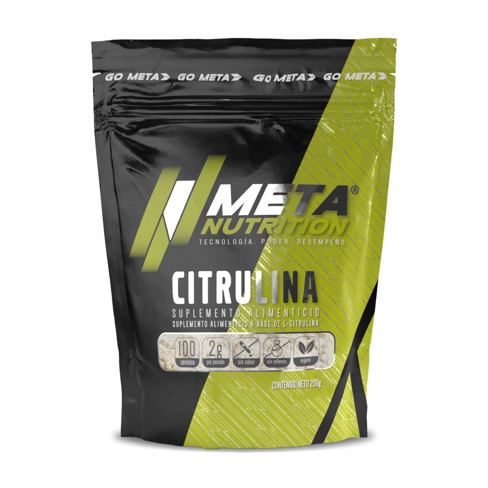 Meta Nutrition – Meta Citrulina 200 g – Suplementos – Sabor Meta Nut