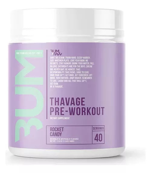 Raw – Cbum Thavage Pwo 40 Porciones Rocket Candy – Suplementos – Sabor