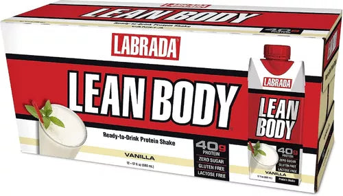 Labrada – La Lean Body 17 oz 12 Bottle Vainilla – Suplementos – Sabor