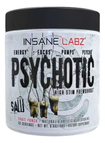 Insane Labz – Ins Saw Series Psychotic 30 Porciones Fruit Punch – Suplement