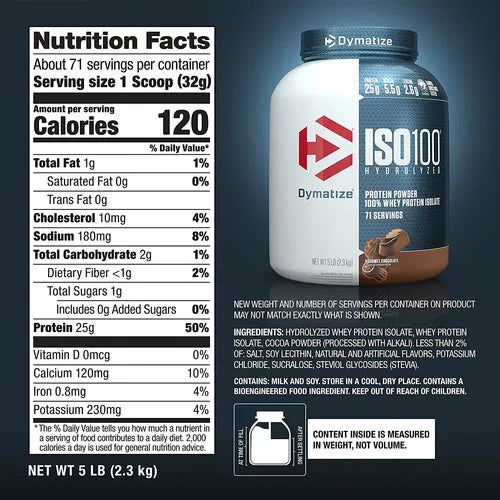 DYM ISO 100 5 LBS CHOCOLATE GOURMET