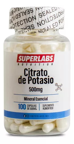 Superlabs – Citrato De Potasio 100 Cápsulas