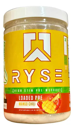 RYSE Ryse Loaded Pre 30 Servicios Mango Chili Nuevo Sabor